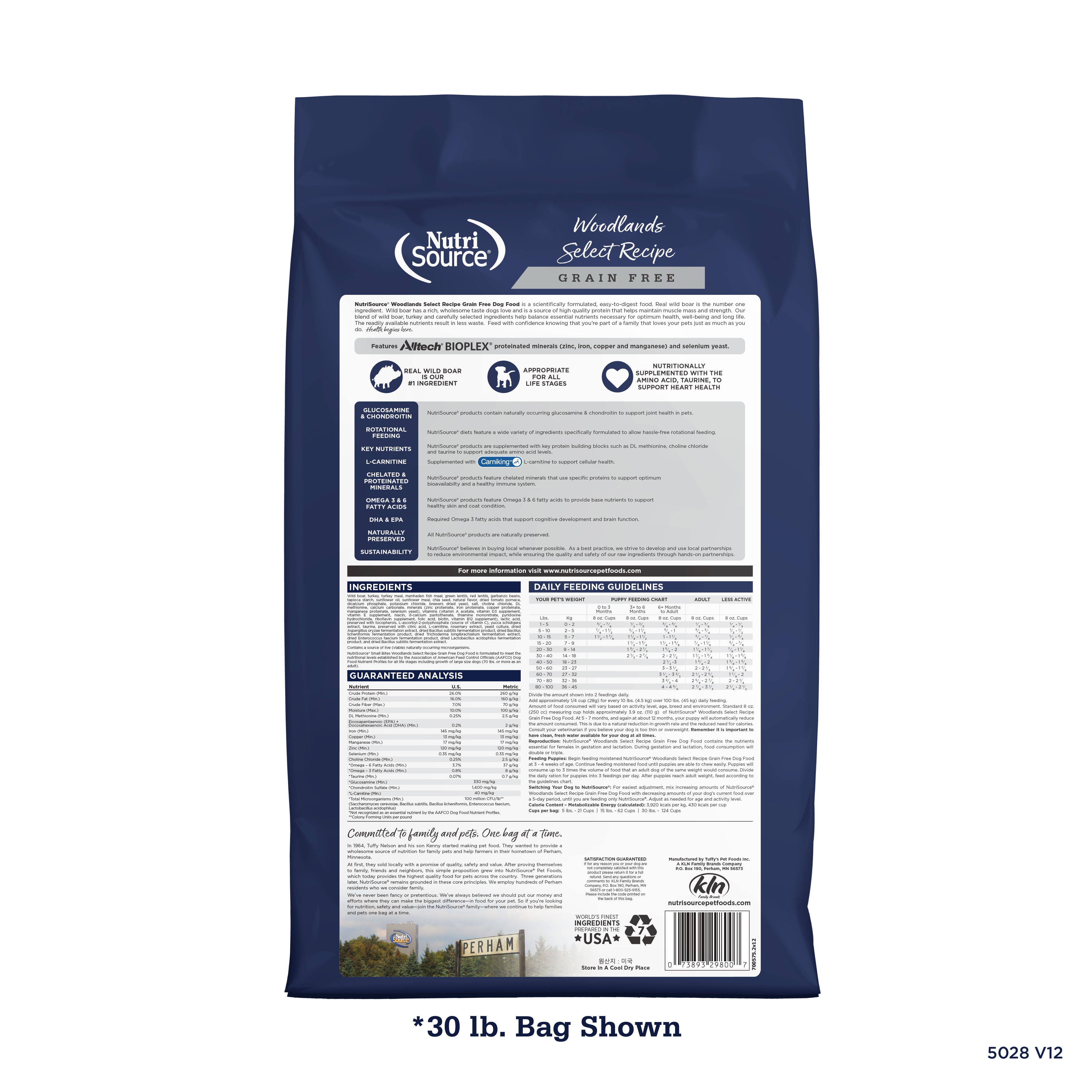 BUY Woodlands Select | Healthy Dog Food | NutriSource Pet Foods