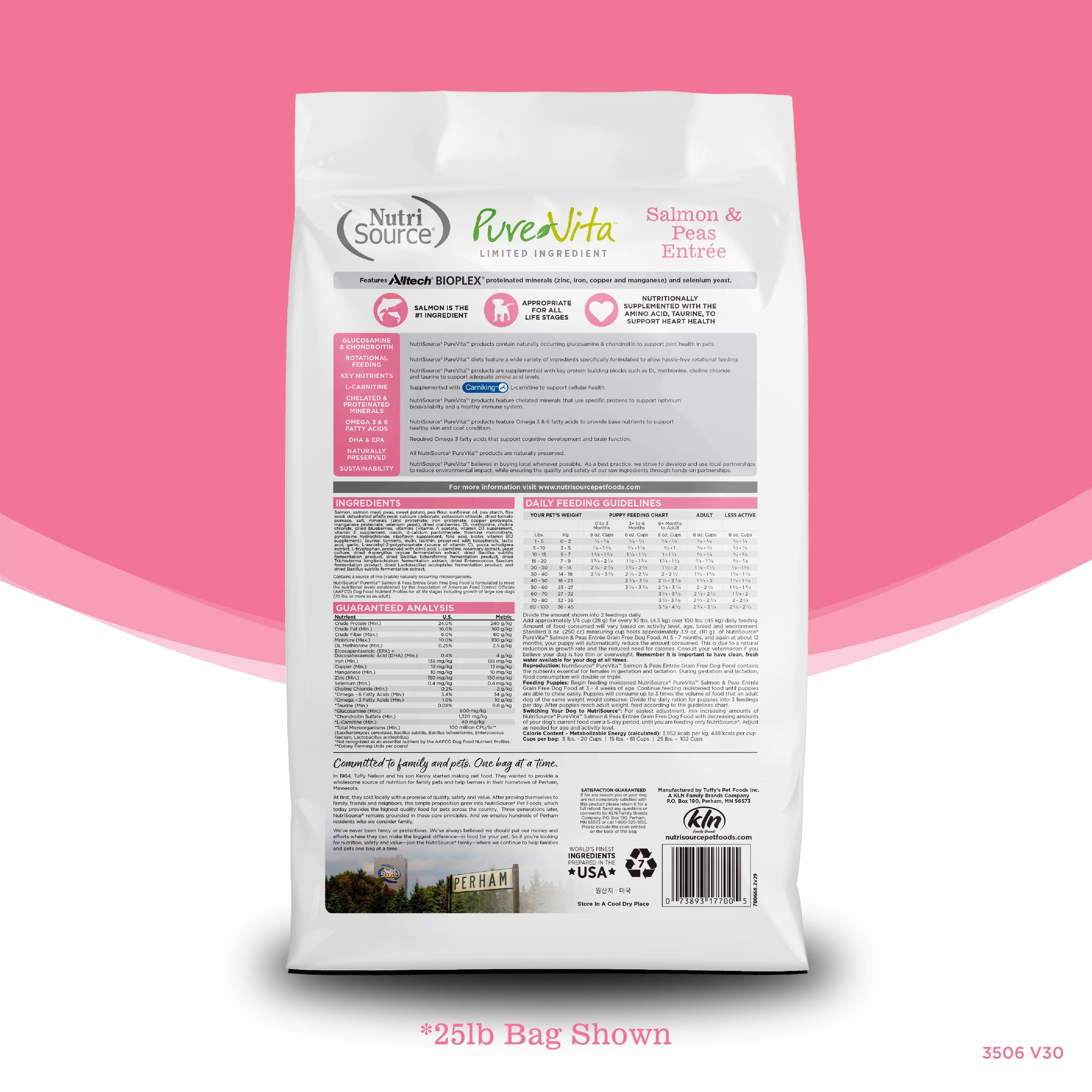 Grain Free Salmon & Peas Entrée Dog Food