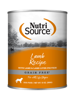 BUY Lamb Formula Wet Canned Dog Food NutriSource Pet Foods