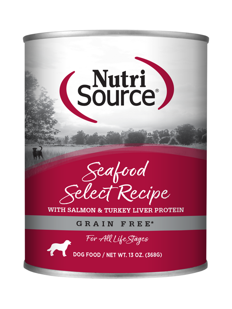 BUY Seafood Select Wet Canned Dog Food NutriSource Pet