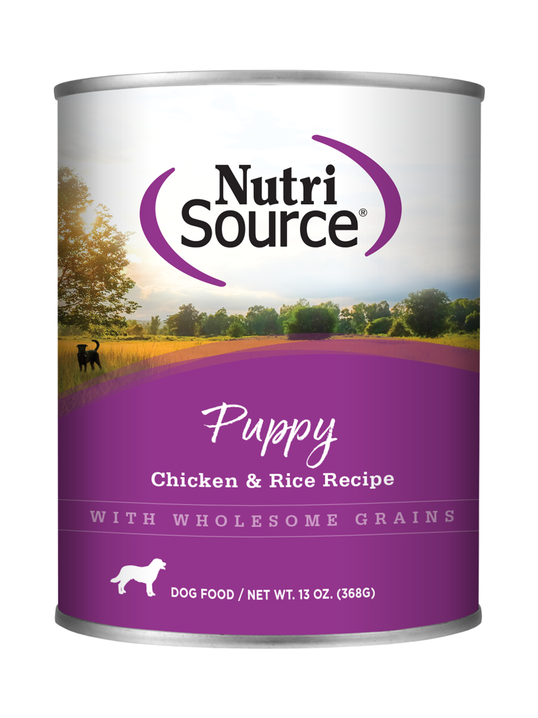 Nutrisource puppy starter top plus chicken and rice