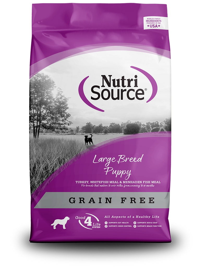 Grain free large breed dog food best sale