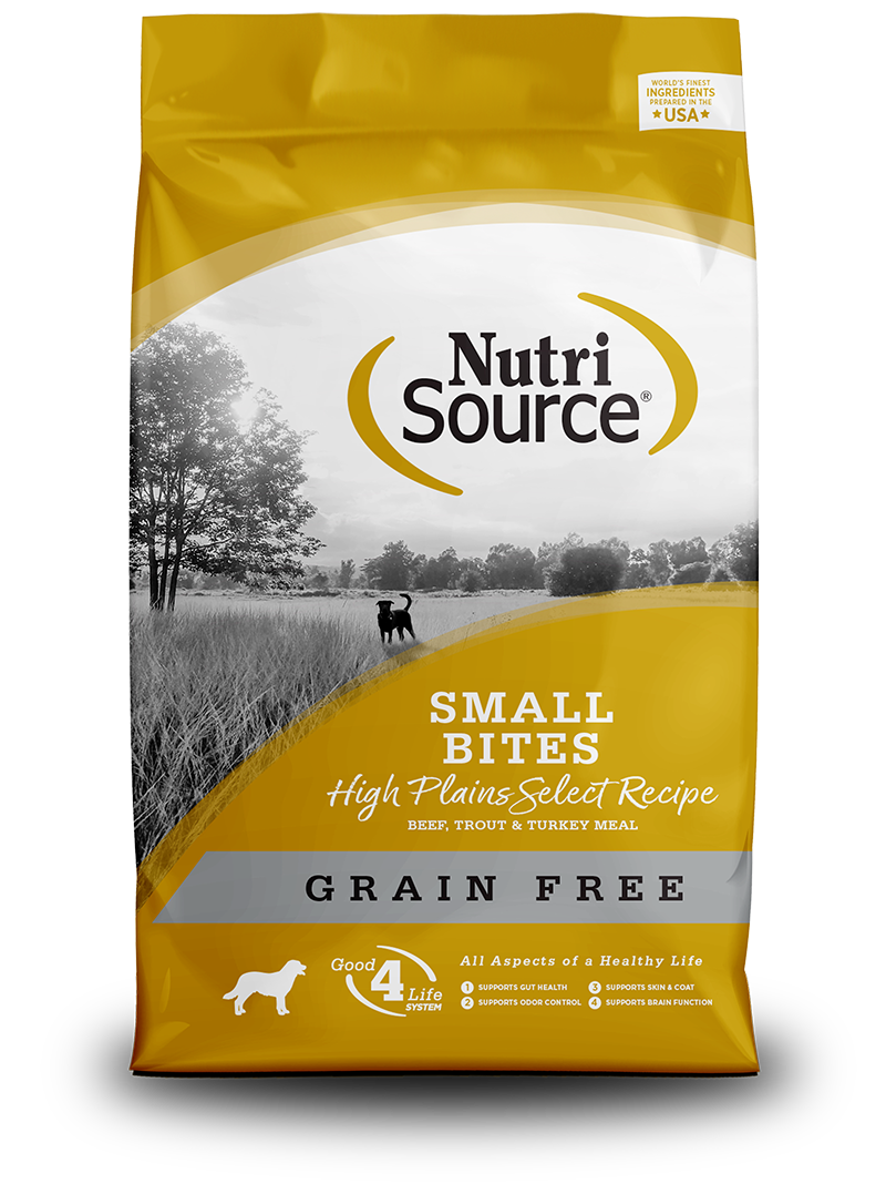 Grain Free Small Bites High Plains Select - bag front