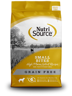 Grain Free Small Bites High Plains Select - bag front