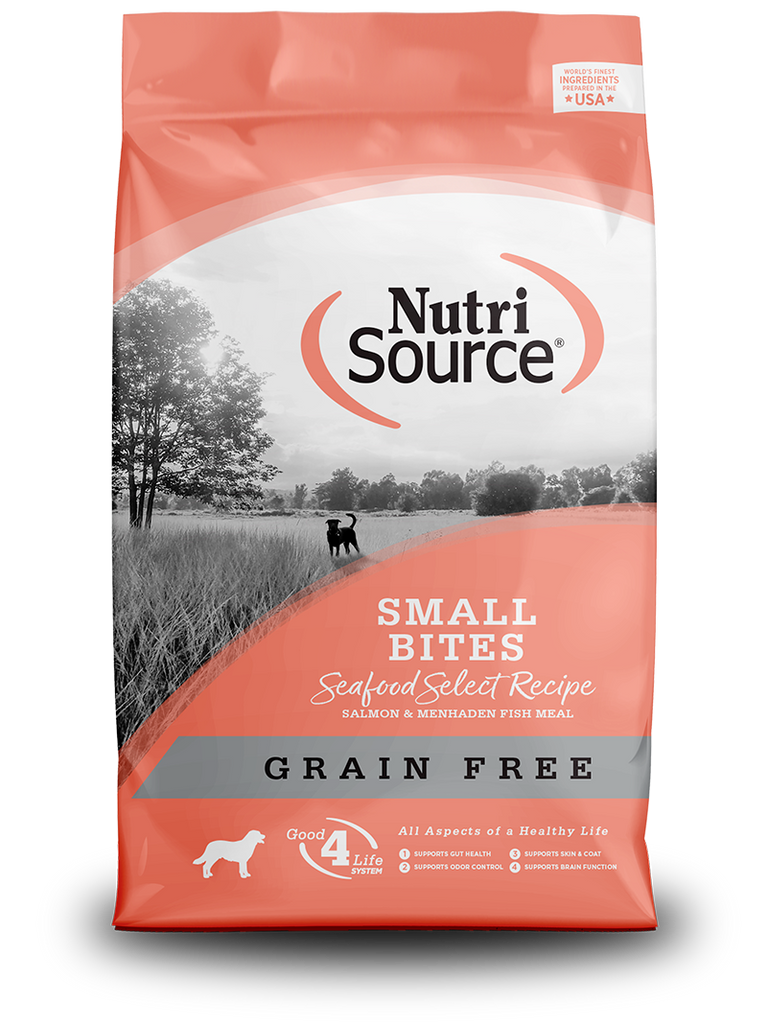 Nutrisource small bites woodlands select best sale
