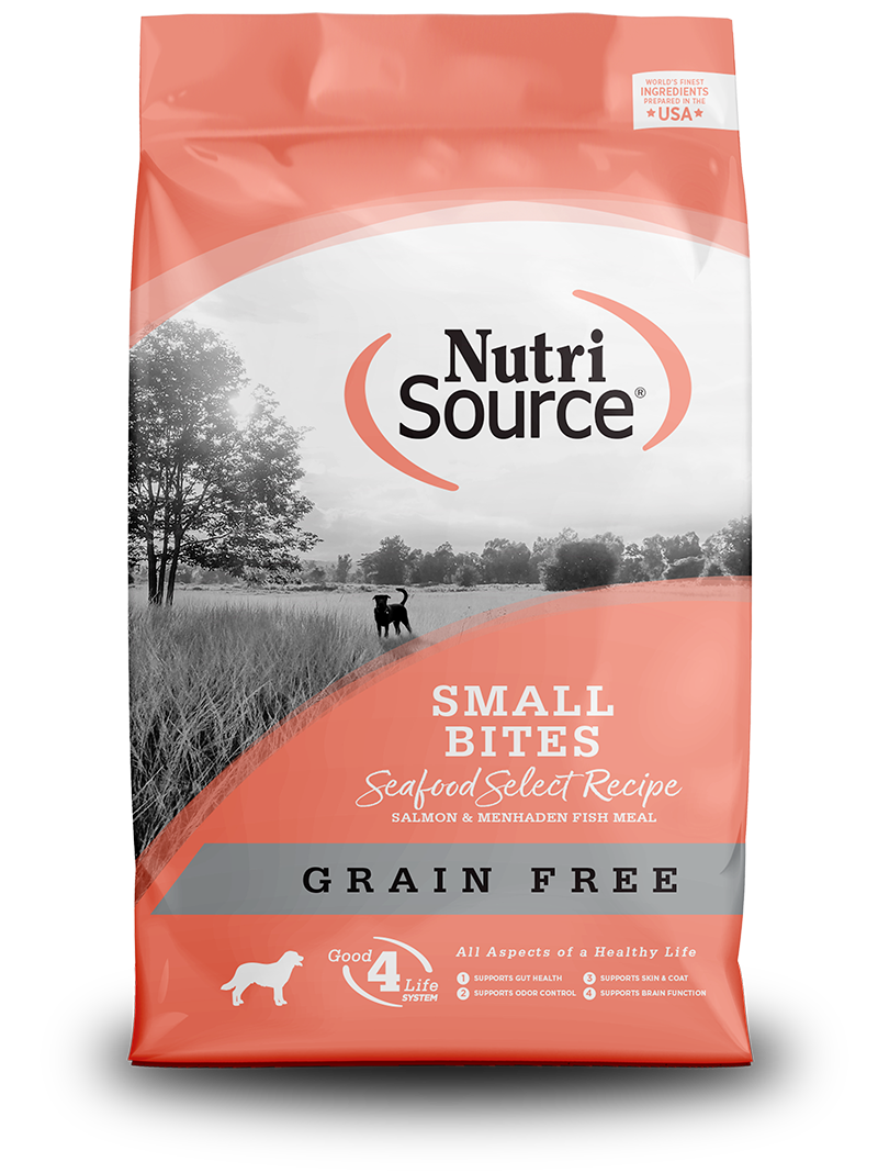 Grain Free Small Bites Seafood Select - bag front
