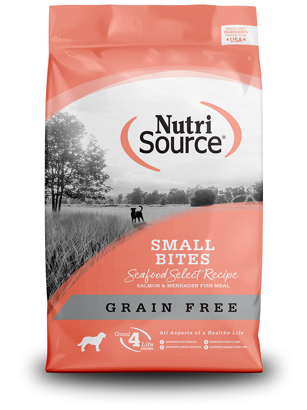 Grain Free Small Bites Seafood Select - bag front