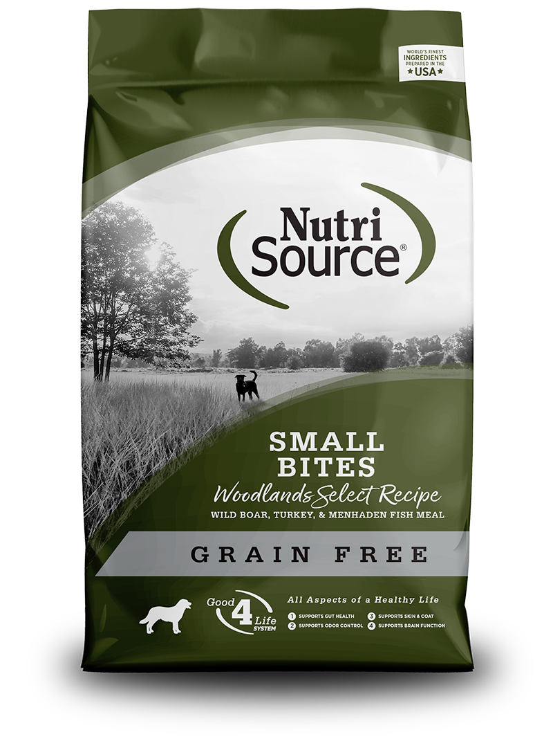 Grain Free Small Bites Woodlands Select - bag front