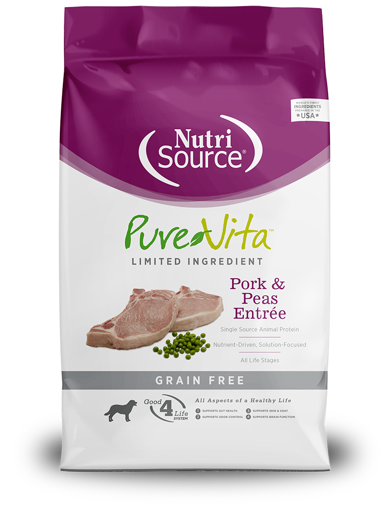 BUY Pork Peas Dog Food PureVita NutriSource Pet Foods