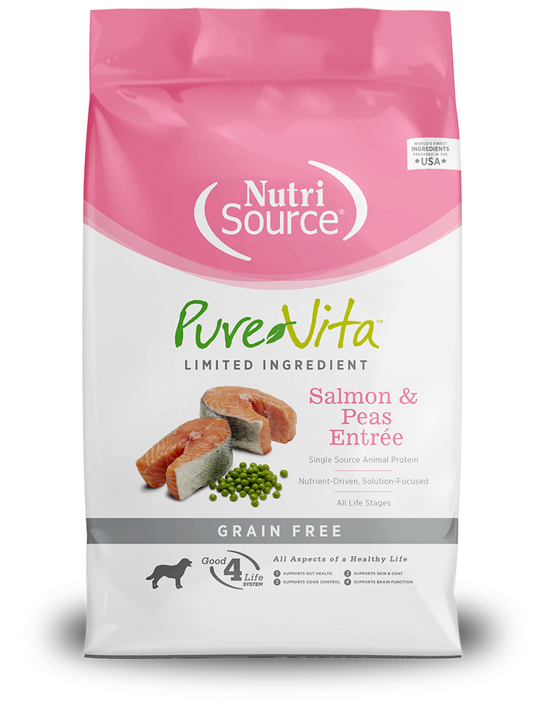 BUY Salmon Peas Dog Food PureVita NutriSource Pet Foods