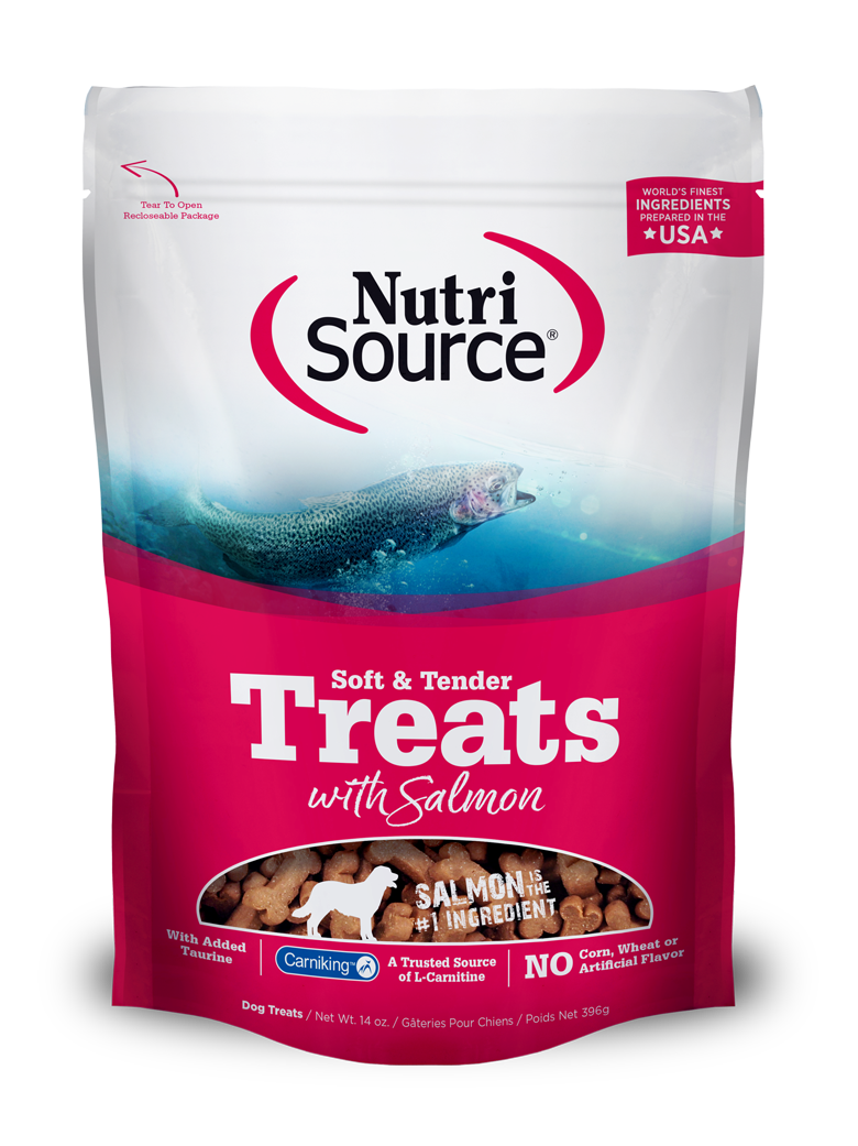 BUY Soft Tender Salmon Dog Treats NutriSource Pet Foods