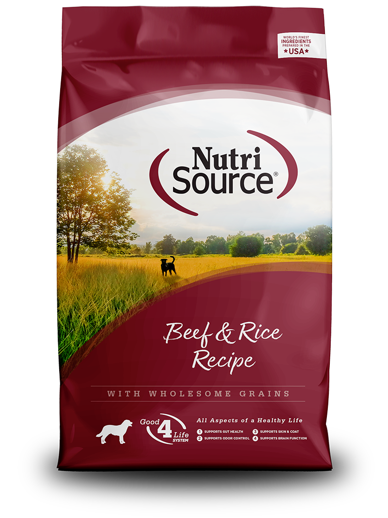NutriSource® Large Breed Beef & Rice Recipe Dog Food