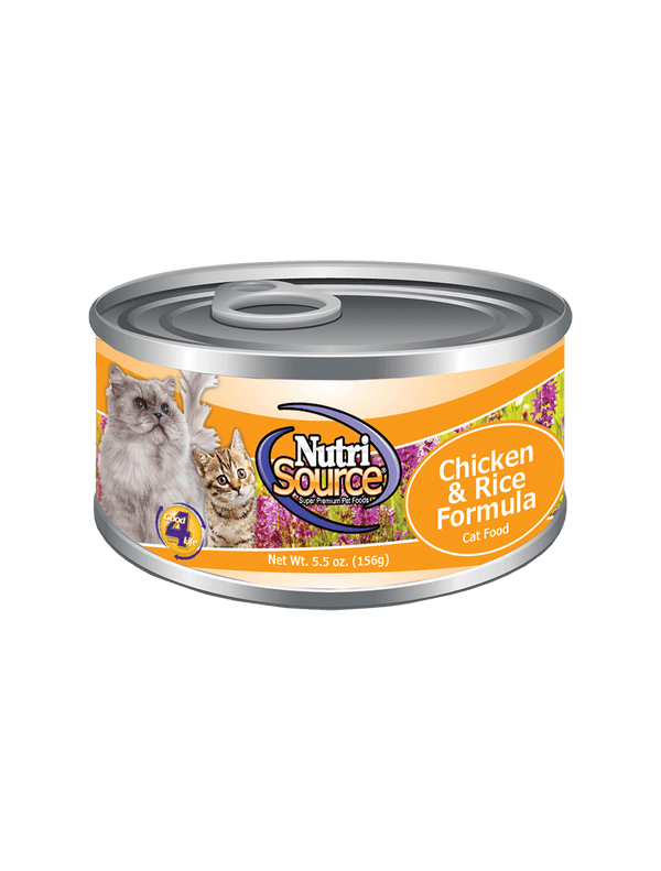 Nutrisource chicken and rice cat food top
