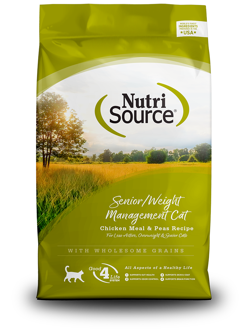 NutriSource® Senior / Weight Management Cat Recipe Healthy Weight Cat Food for Seniors