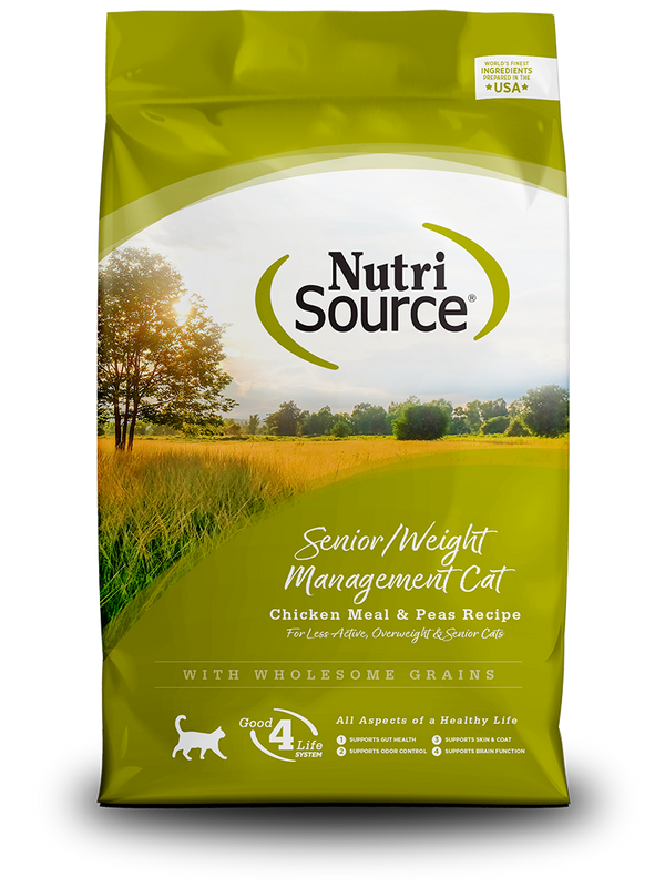 BUY Senior Weight Management Cat Food NutriSource Pet Foods