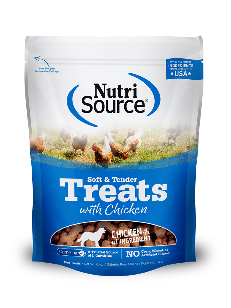 Soft & Tender Dog Treats with Chicken - bag front