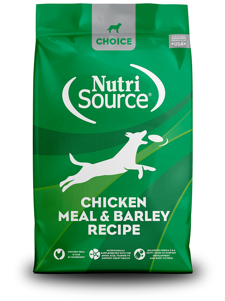 Chicken and barley dog hot sale food