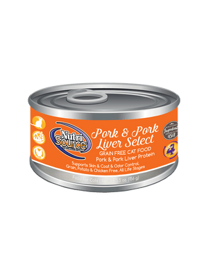 Grain Free Pork & Pork Liver Select Cat Liver - can