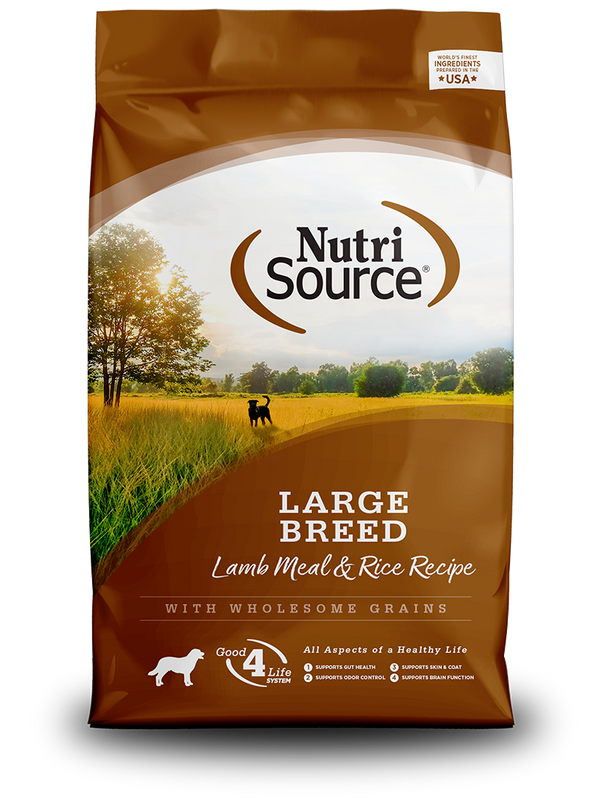 Large Breed Lamb Meal & Rice - bag front