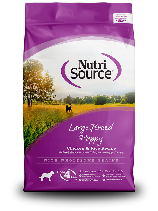 BUY Large Breed Chicken Rice Puppy Food NutriSource Pet
