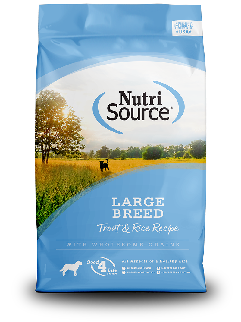 NutriSource Large Breed Trout & Rice Recipe Dry Dog Food