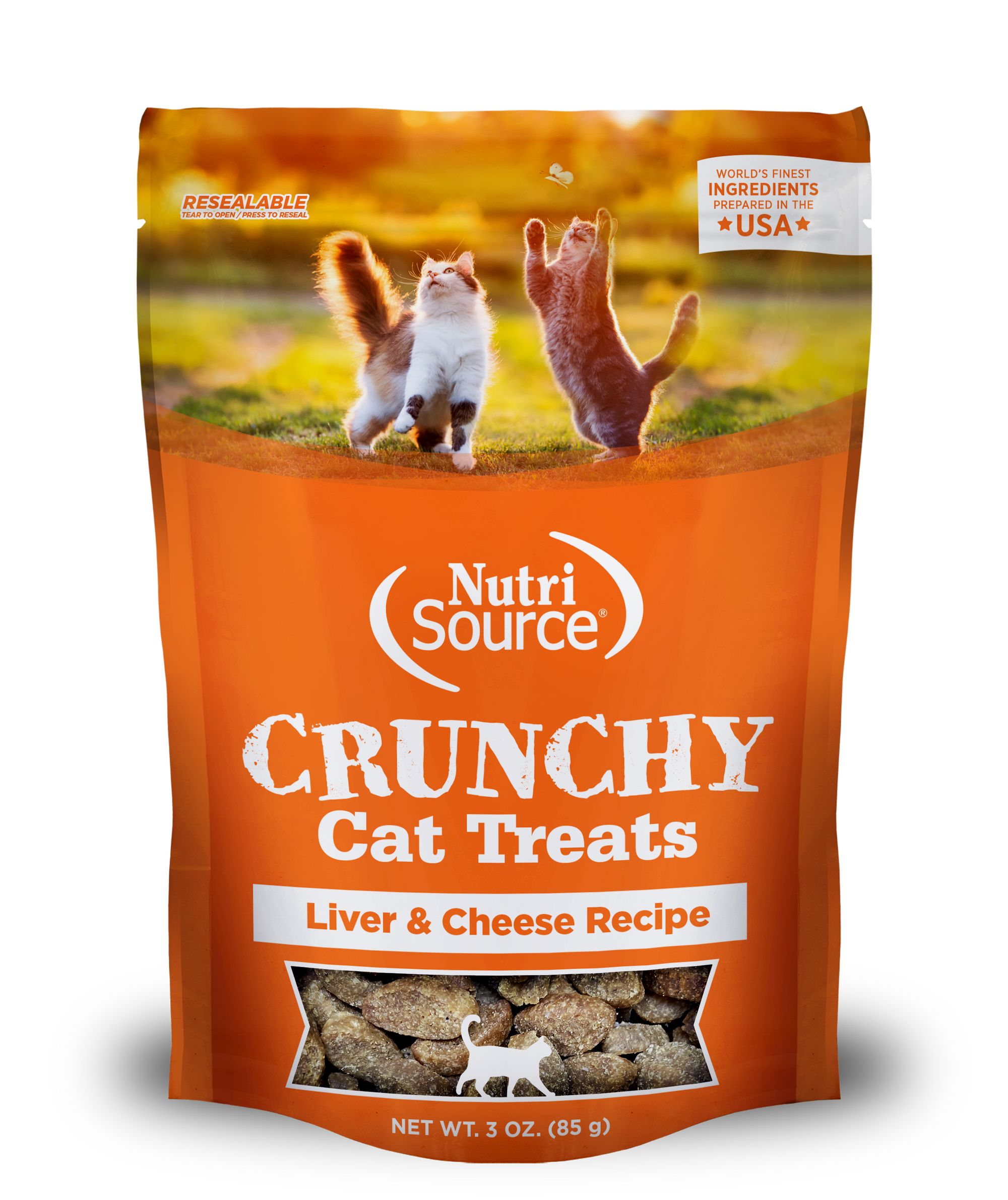 Crunchy Cat Liver & Cheese Treats