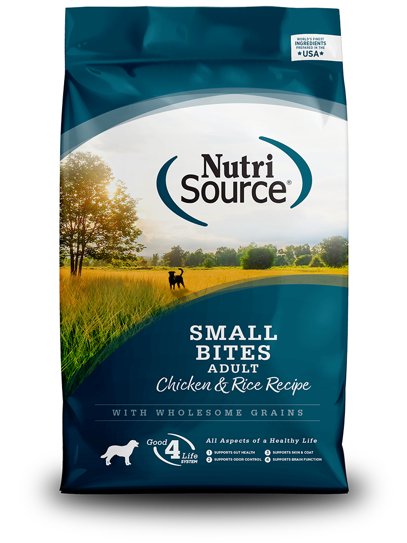 NutriSource® Adult Small Bites Chicken & Rice Recipe Dry Dog Food
