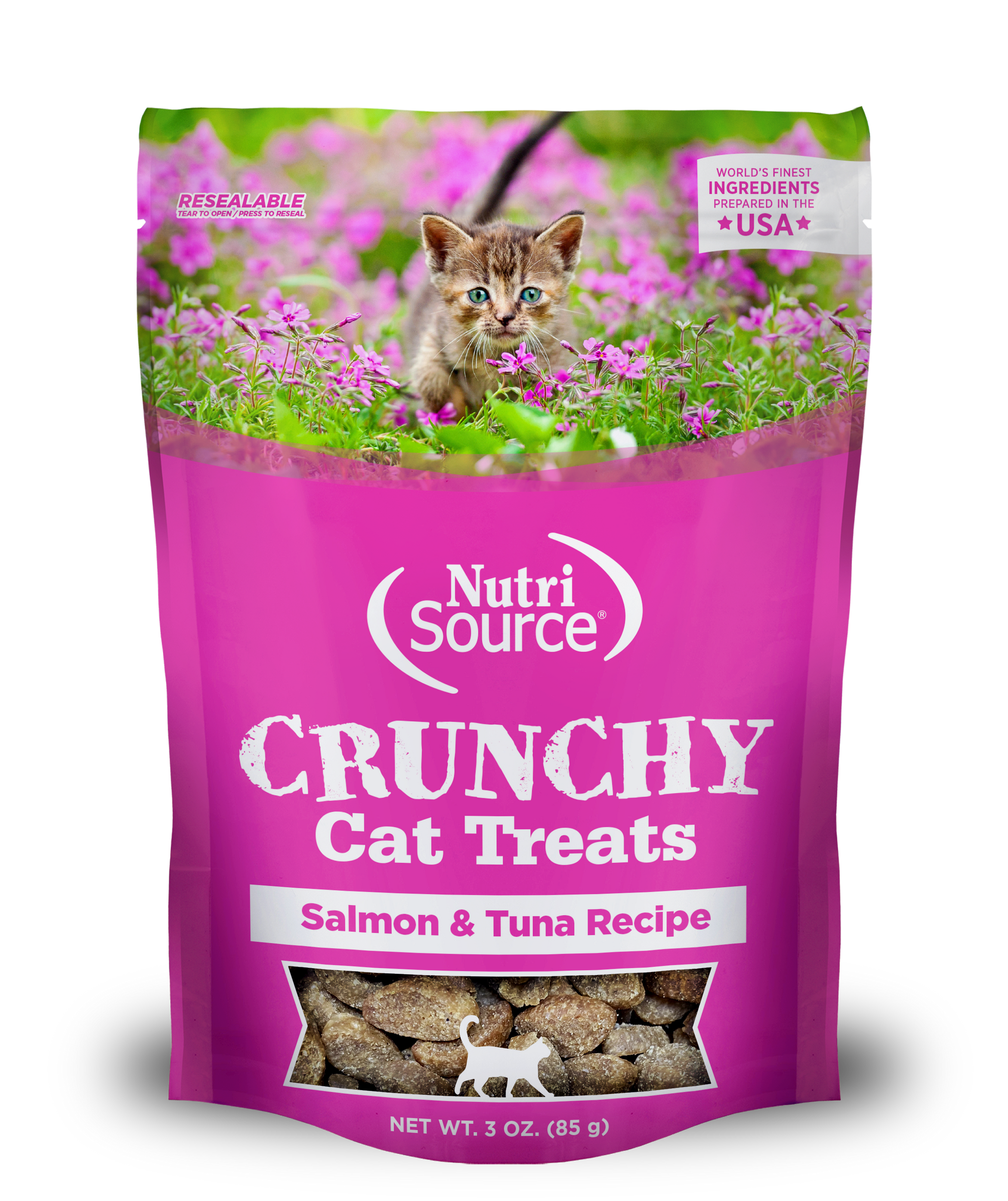Cat top treats salmon